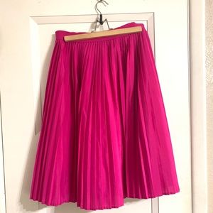 Playful Magenta Pleated Skirt by A New Day